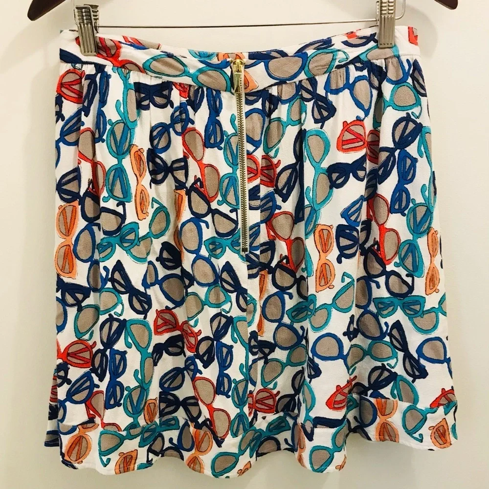 Kate Spade Coreen Sunglasses Skirt 14 girls white blue red orange